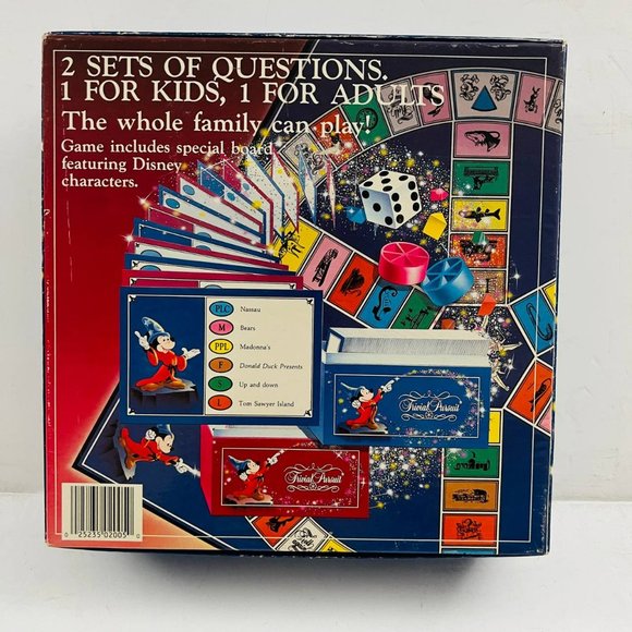 Vintage Trivial Pursuit Magic of Disney Family Edition 1986 Board Game - Picture 9 of 11